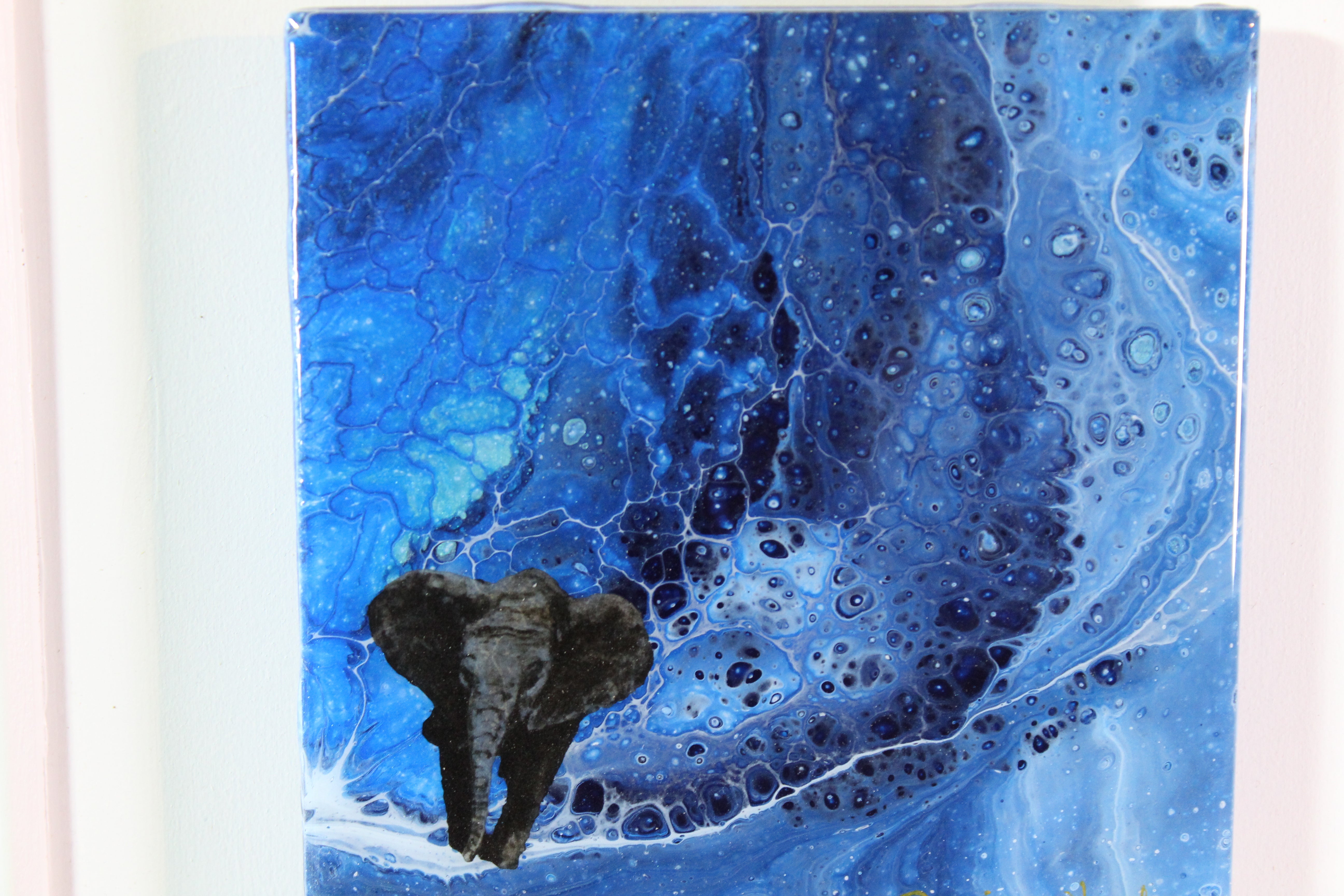 Abstract Art - Baby Elephant