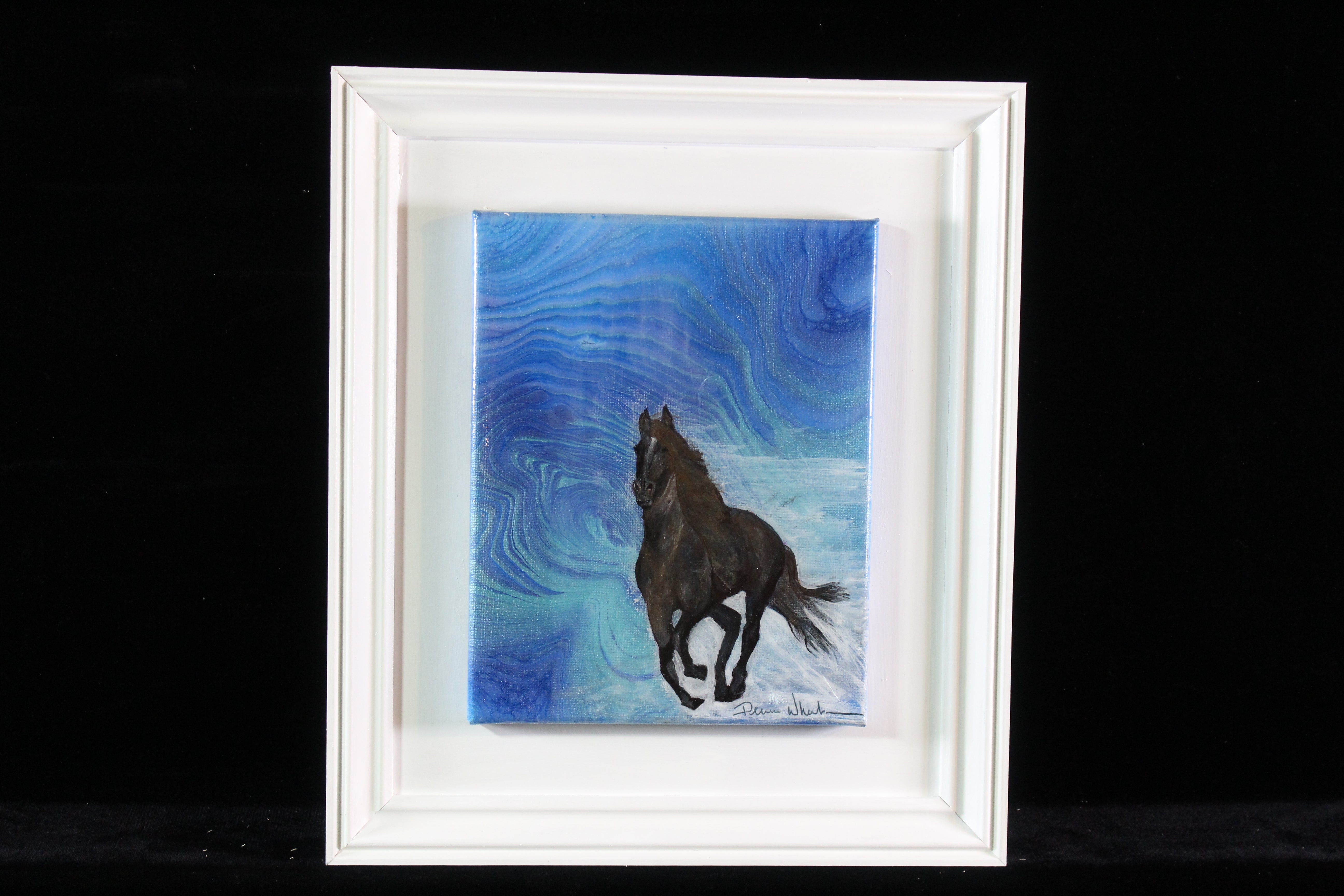 Original 8x10 Framed Art - Horse