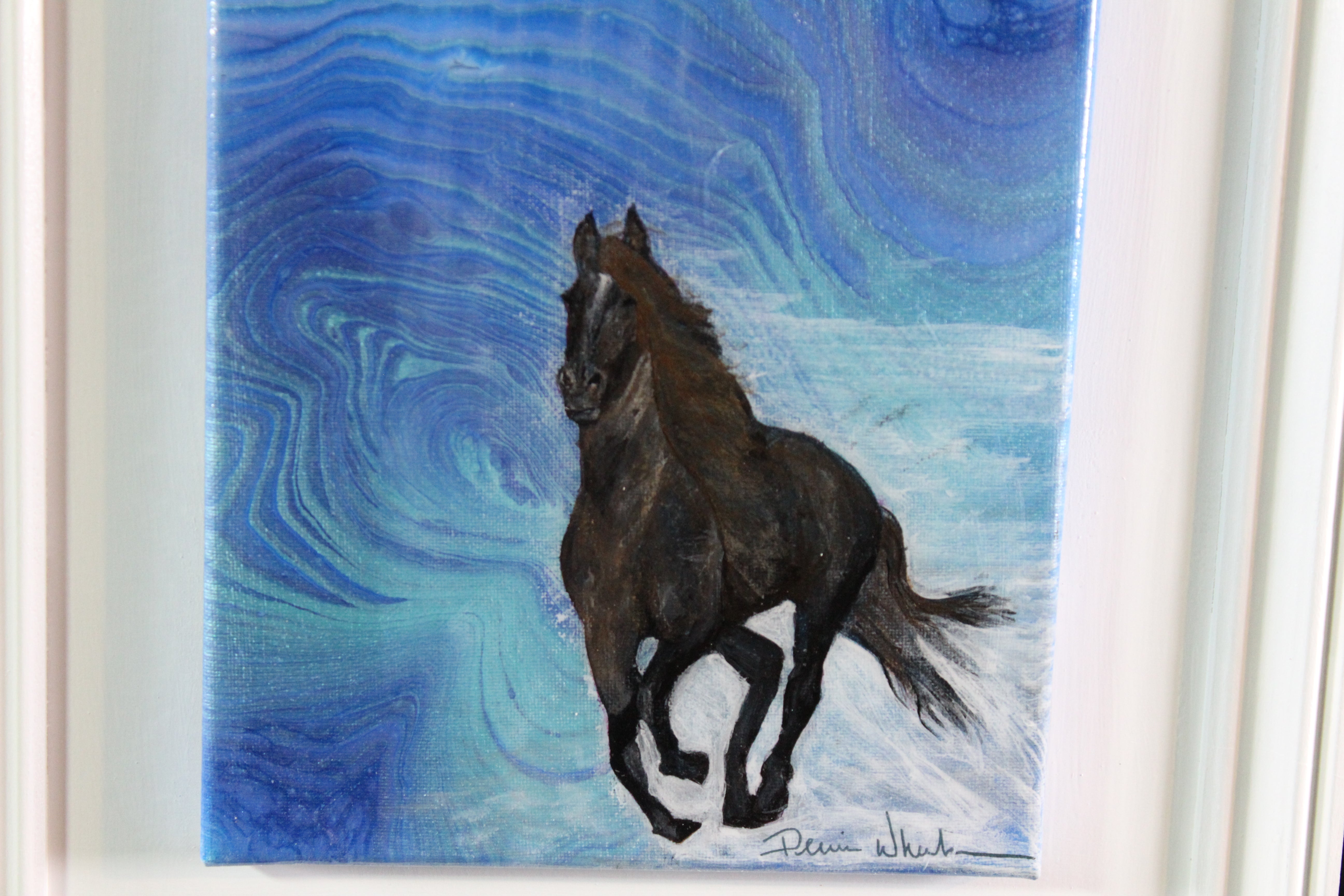 Original 8x10 Framed Art - Horse