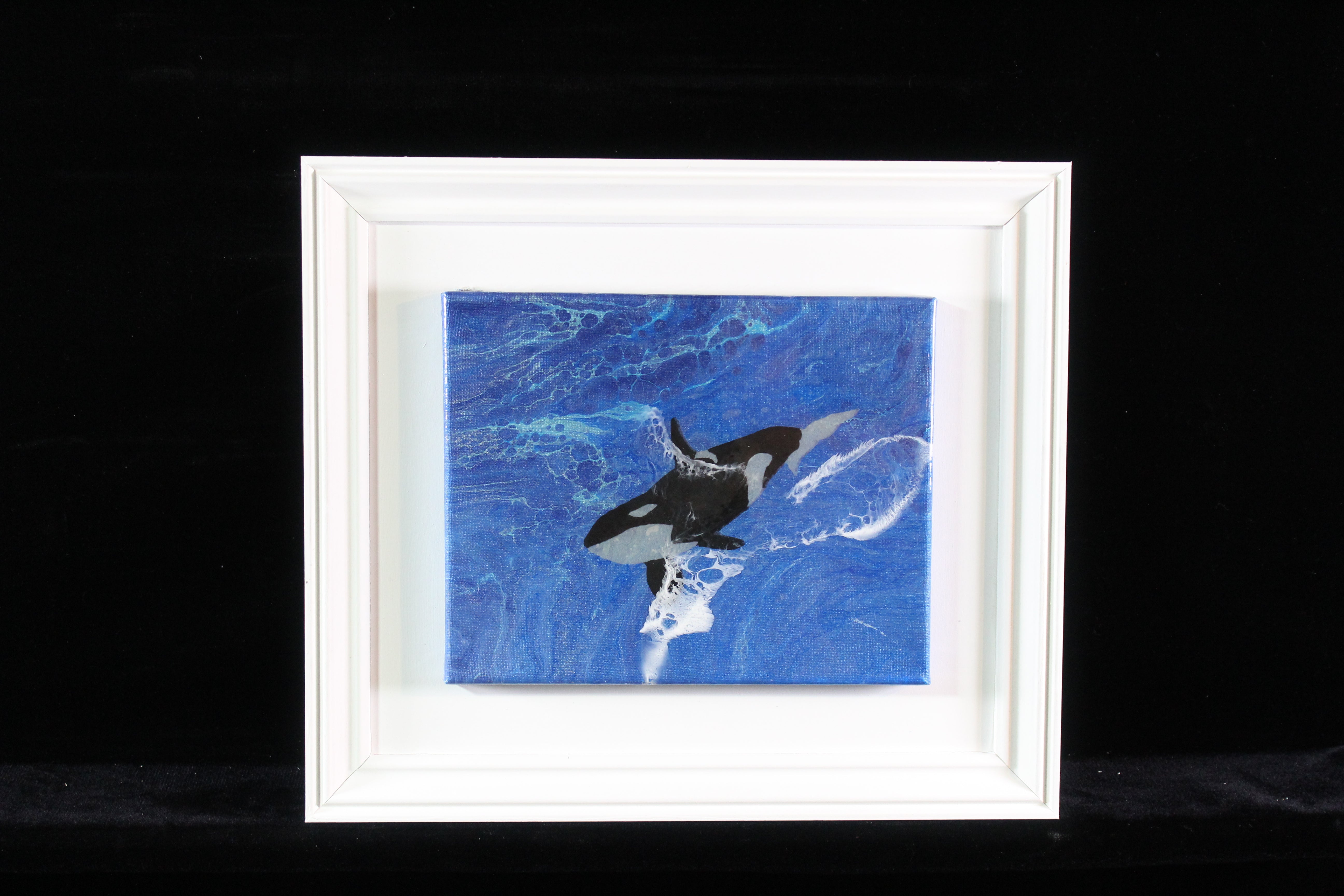 8x10 Framed Art - Orca Whale